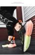 Breathable Flyknit Running Shoes WPA16524 Black Yellow Orange