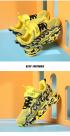 Comfort Breathable Running Shoes HXTT99812 Yellow Black