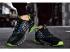 Professional Breathable Marathon Running Shoes XY907918 Black White Green